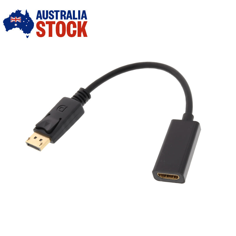 DP DisplayPort to HDMI 1080P Male to Female Cable Converter Adapter