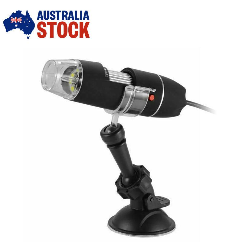 USB Digital Microscope 1600X 8 LED Handheld Endoscope Magnifier Camera