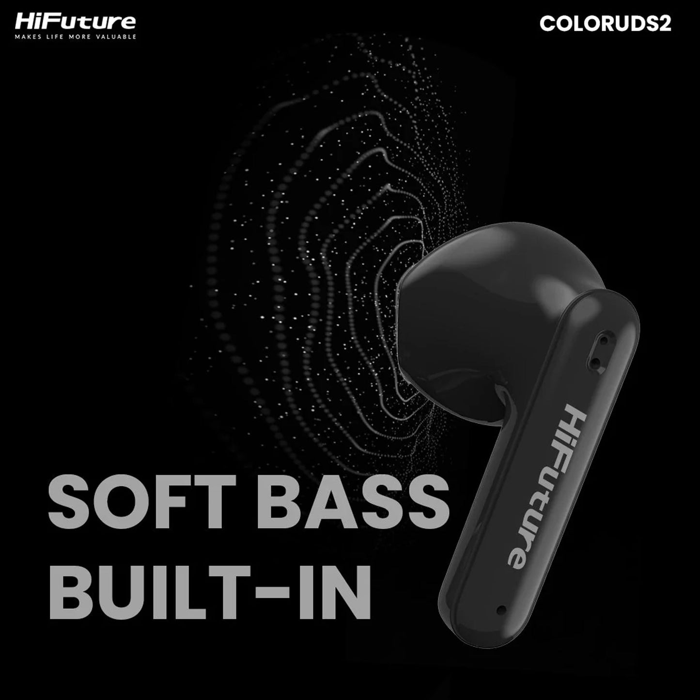 HIFUTURE Colorbuds2 Comfort Earbuds - Built - In Soft Bass IPX5 Waterproof Earphones - AllTech