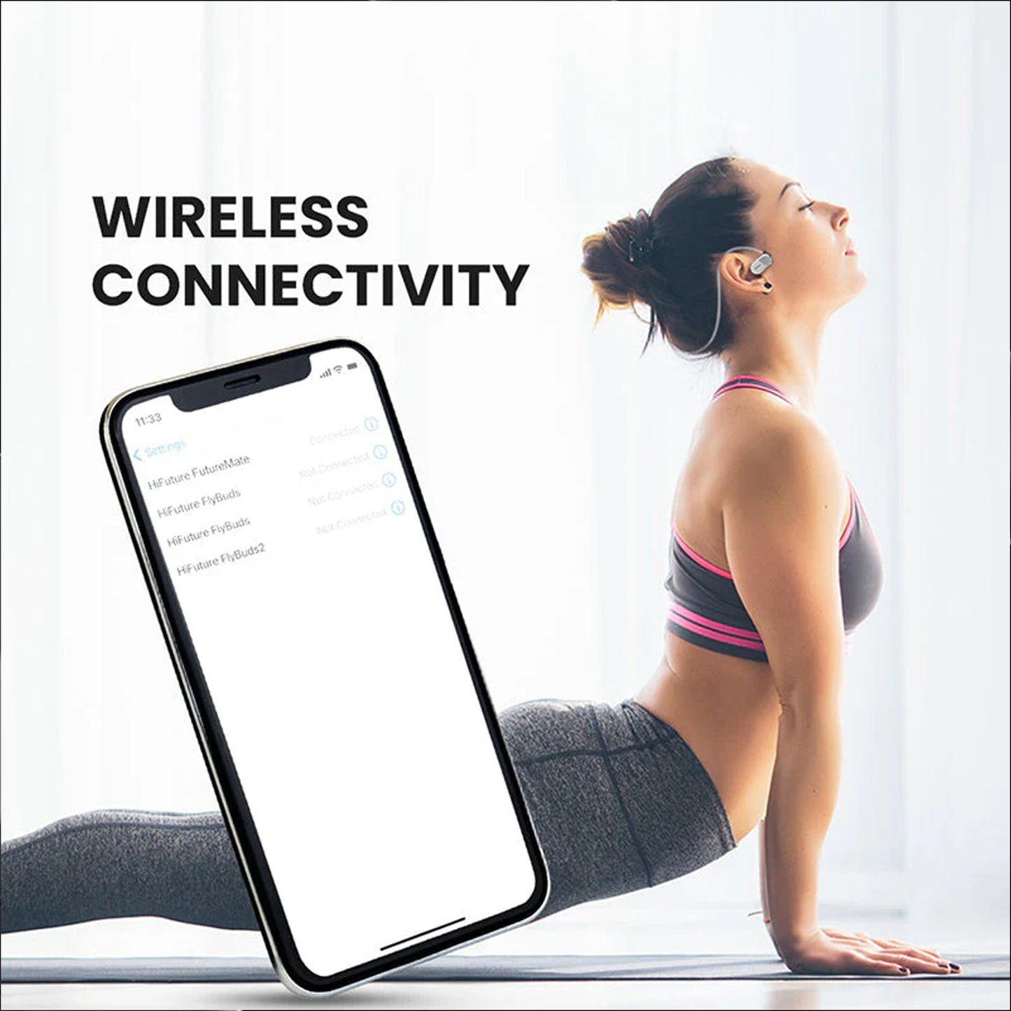 HIFUTURE FutureMate ENC Headphones - Wireless 5.3 IPX Waterproof - AllTech
