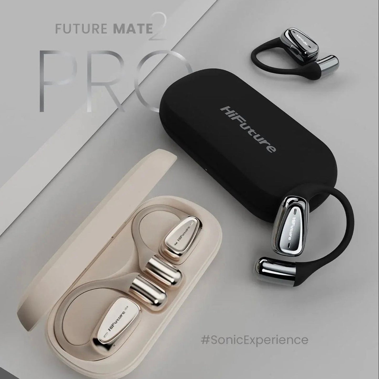 HIFUTURE FutureMate2 Pro Open-Ear Comfort Earphones - Bass Boost ENC and IPX5 Waterproof - AllTech