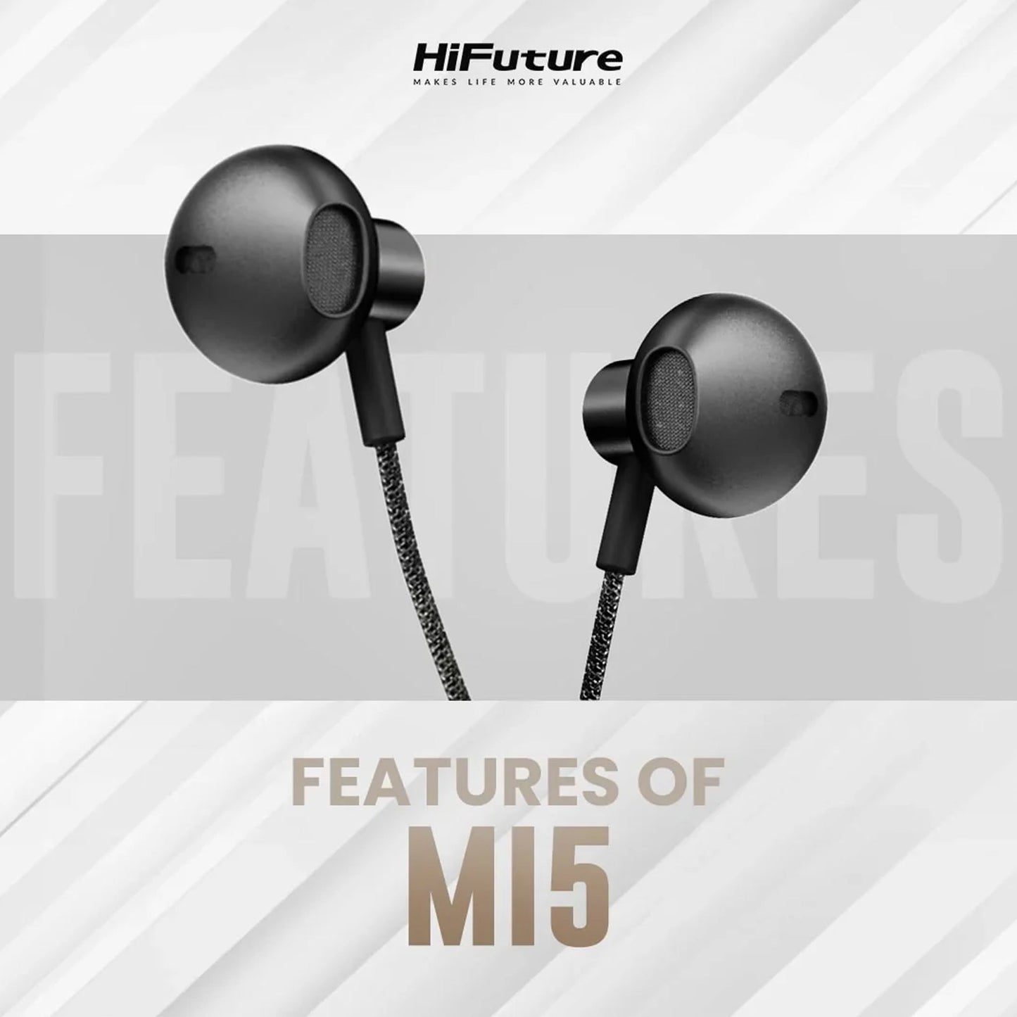 HIFUTURE Mi5 Earphones - Hi-Resolution Audio On-Ear Type C Headphones - AllTech