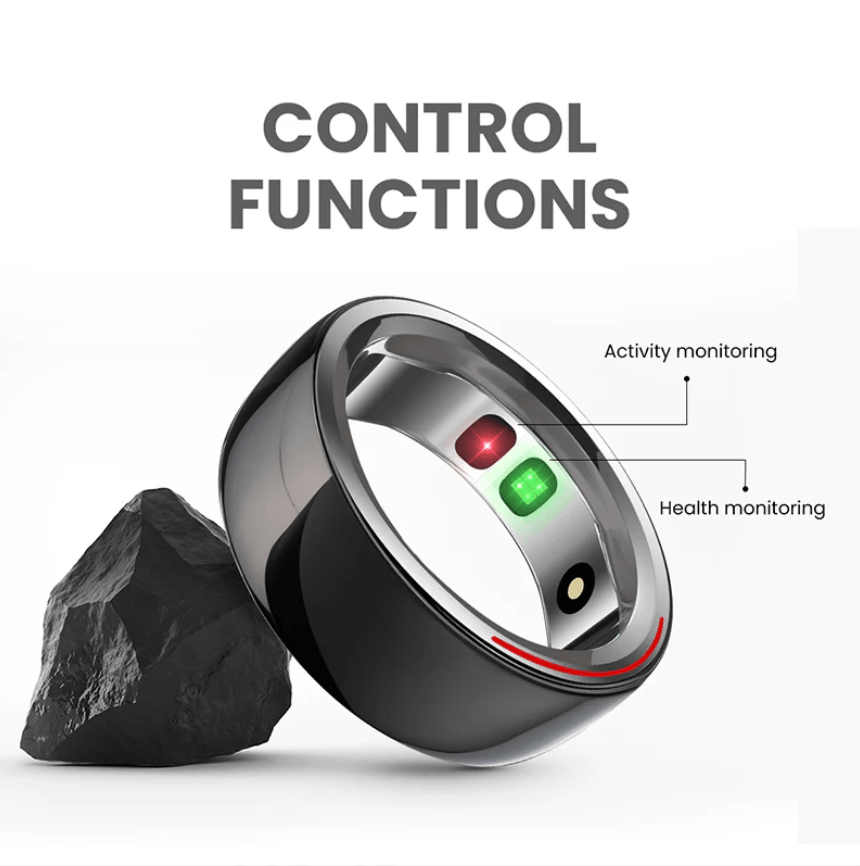 HIFUTURE Smart Fitness Future Ring Waterproof Health Monitoring Nano Ceramic Stainless Steel - AllTech
