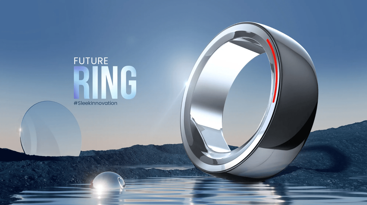 HIFUTURE Smart Fitness Future Ring Waterproof Health Monitoring Nano Ceramic Stainless Steel - AllTech