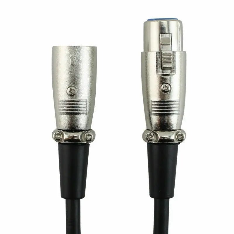 Microphone Cable Audio Cord XLR Patch Lead 3 - Pin Male to Female Extension - AllTech