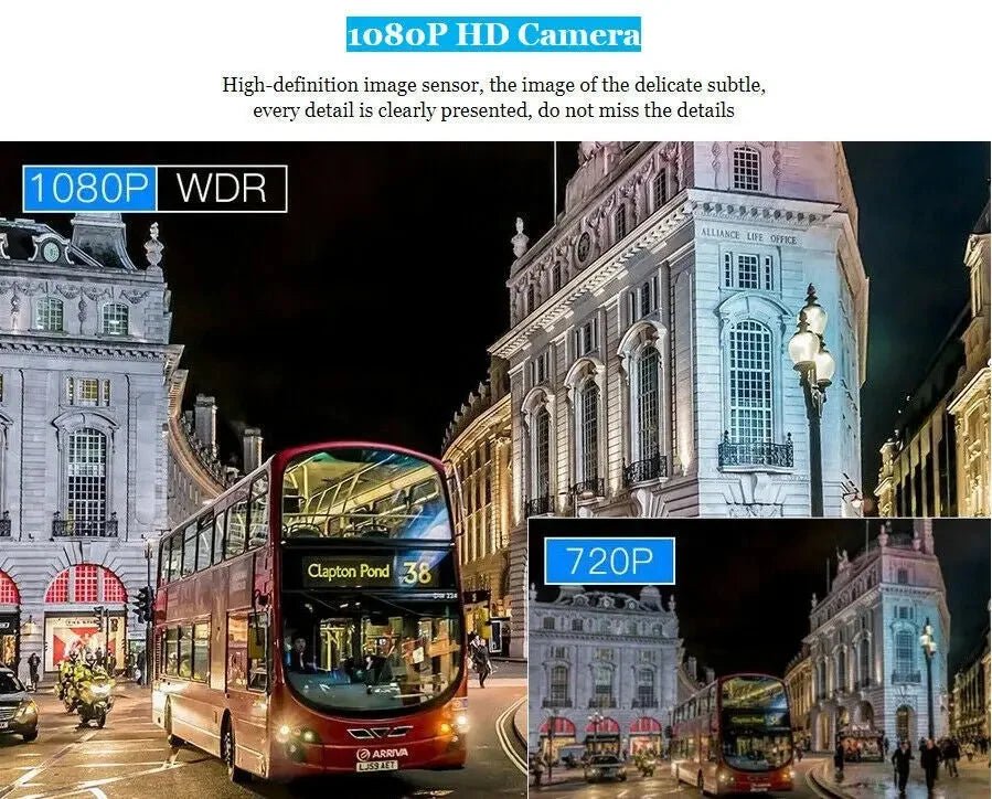 1080P FullHD Dash Camera Kit Front Rear View Dual Cam Parking Assistance - AllTech