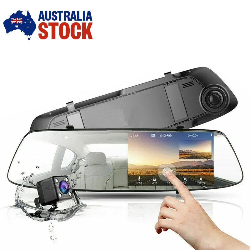 1080P FullHD Dash Camera Kit Front Rear View Dual Cam Parking Assistance - AllTech