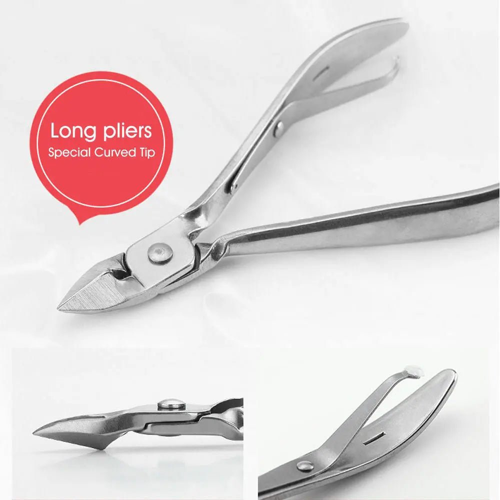 18pcs Manicure Pedicure Set Stainless Nail Clippers Professional Kit Grooming - AllTech