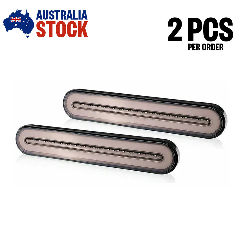 Halo Neon LED Tail Lights – Rear Brake & Sequential Indicator Lights – 100 LED Trailer Truck (2 Pack)