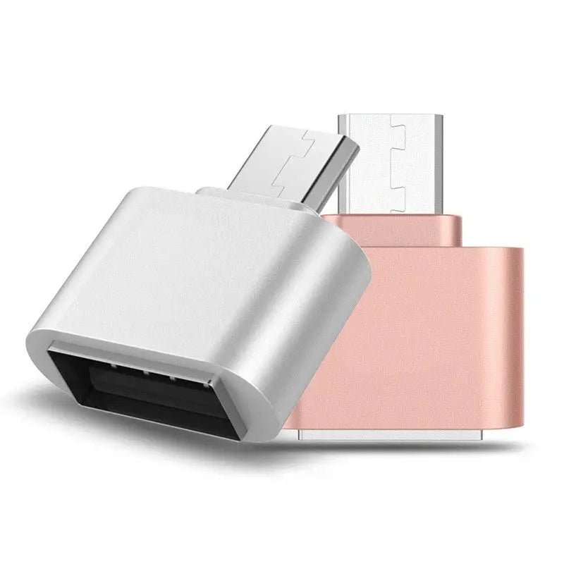 2pcs Micro USB OTG 2.0 Adapter USB Male to Female for Android Phone & Tablet - AllTech