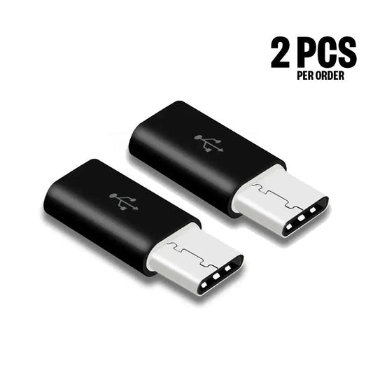 2pcs Micro USB to Type - C Converter for Charging Micro USB Female to Type C Male - AllTech
