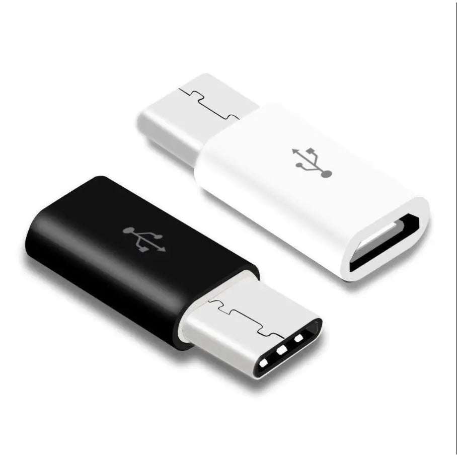 2pcs Micro USB to Type - C Converter for Charging Micro USB Female to Type C Male - AllTech