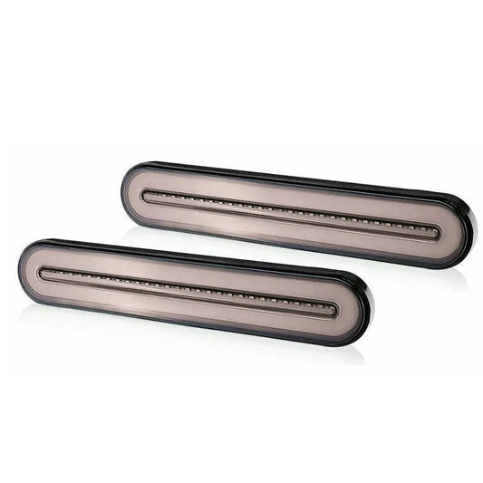 2x Halo Neon 100LED Rear Tail Break Stop Light Flowing Turn Signal Trailer Truck - AllTech