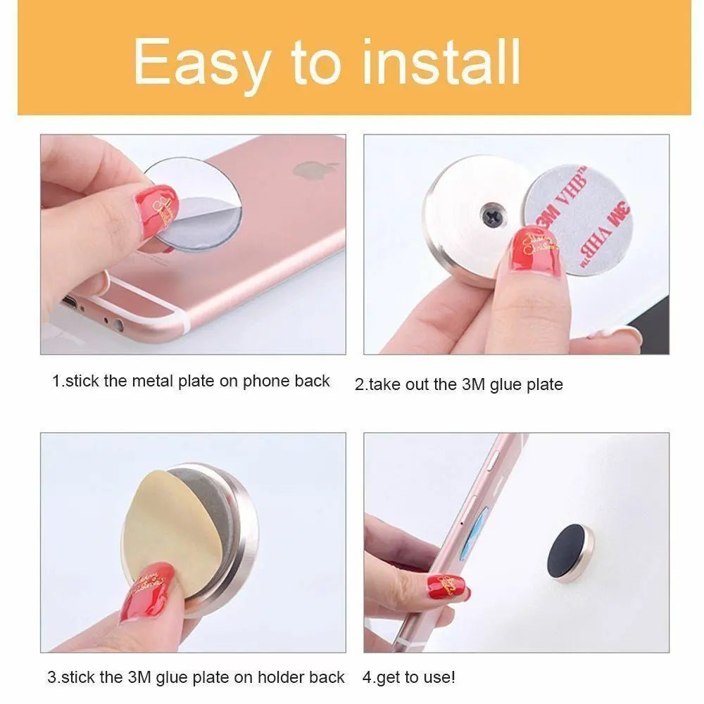 2X Universal Magnetic Mobile Phone Holder for Car Dashboard Mount - AllTech