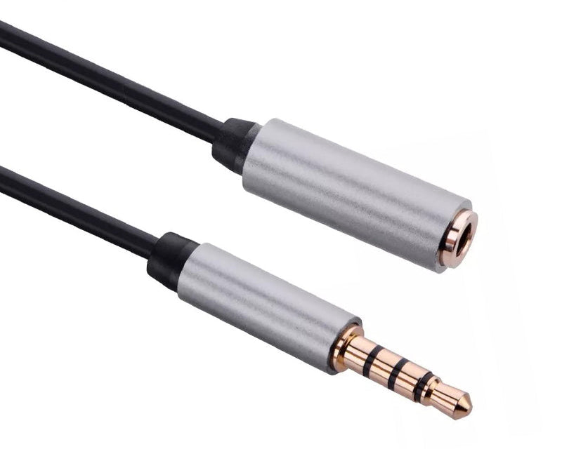 3.5mm Headphone Extension Audio Cable Male to Female Adapter Microphone TRRS