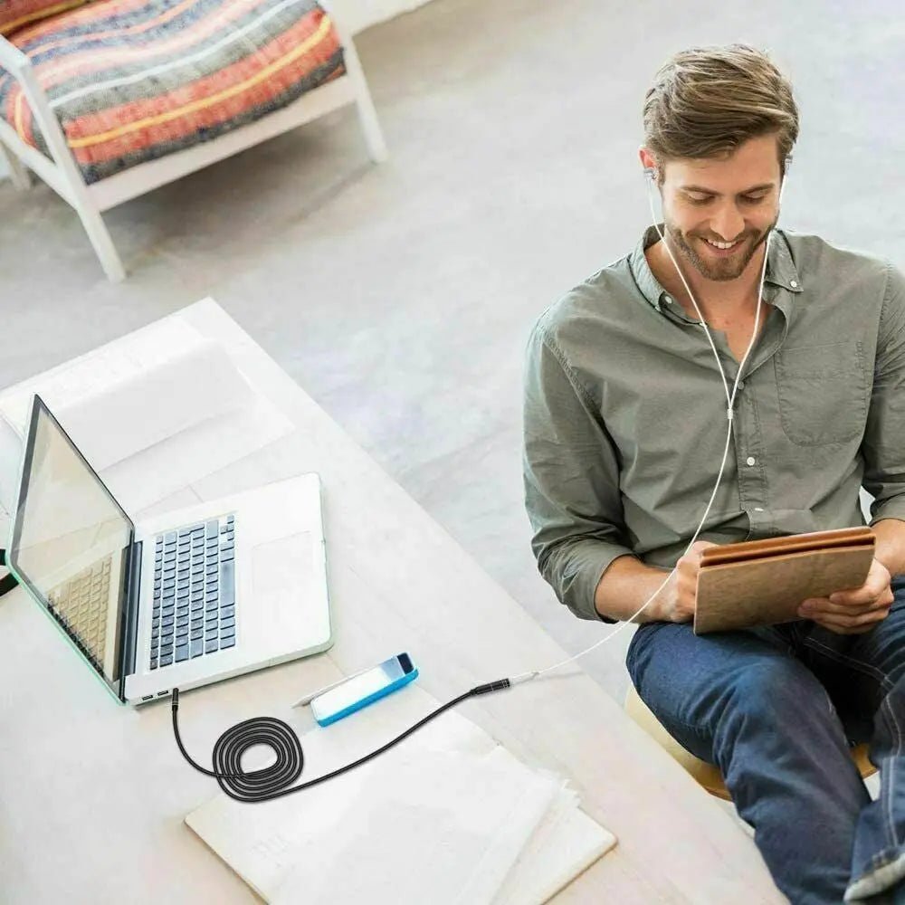 3.5mm Headphone Extension Audio Cable Male to Female Adapter Microphone TRRS - AllTech