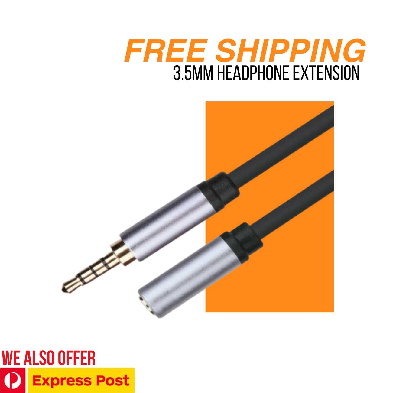 3.5mm Headphone Extension Audio Cable Male to Female Adapter Microphone TRRS - AllTech