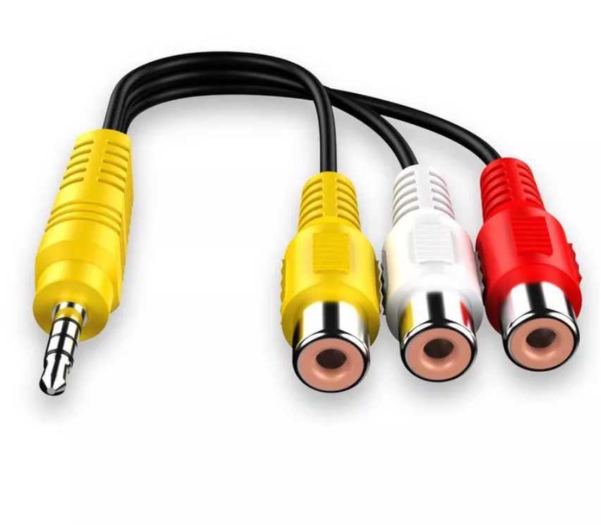 3.5mm Male to RCA Female Cable Composite Stereo Audio AV Adapter Cord - AllTech
