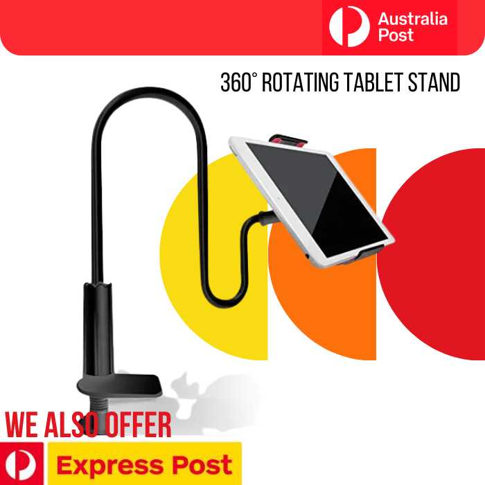 360° Flexible Tablet Stand and Phone Holder for iPhone iPad Android - AllTech