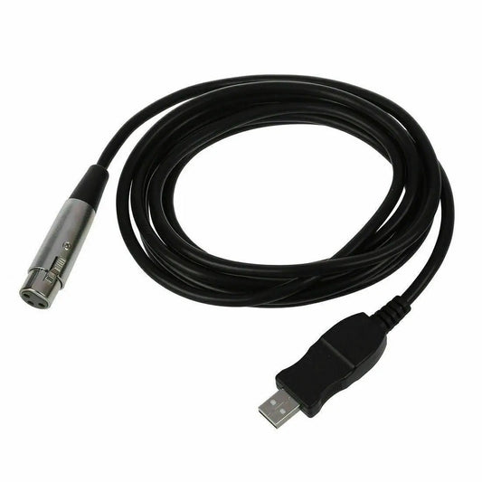 3M XLR to USB Cable Male to Female Recorder Microphone Audio Cord - AllTech
