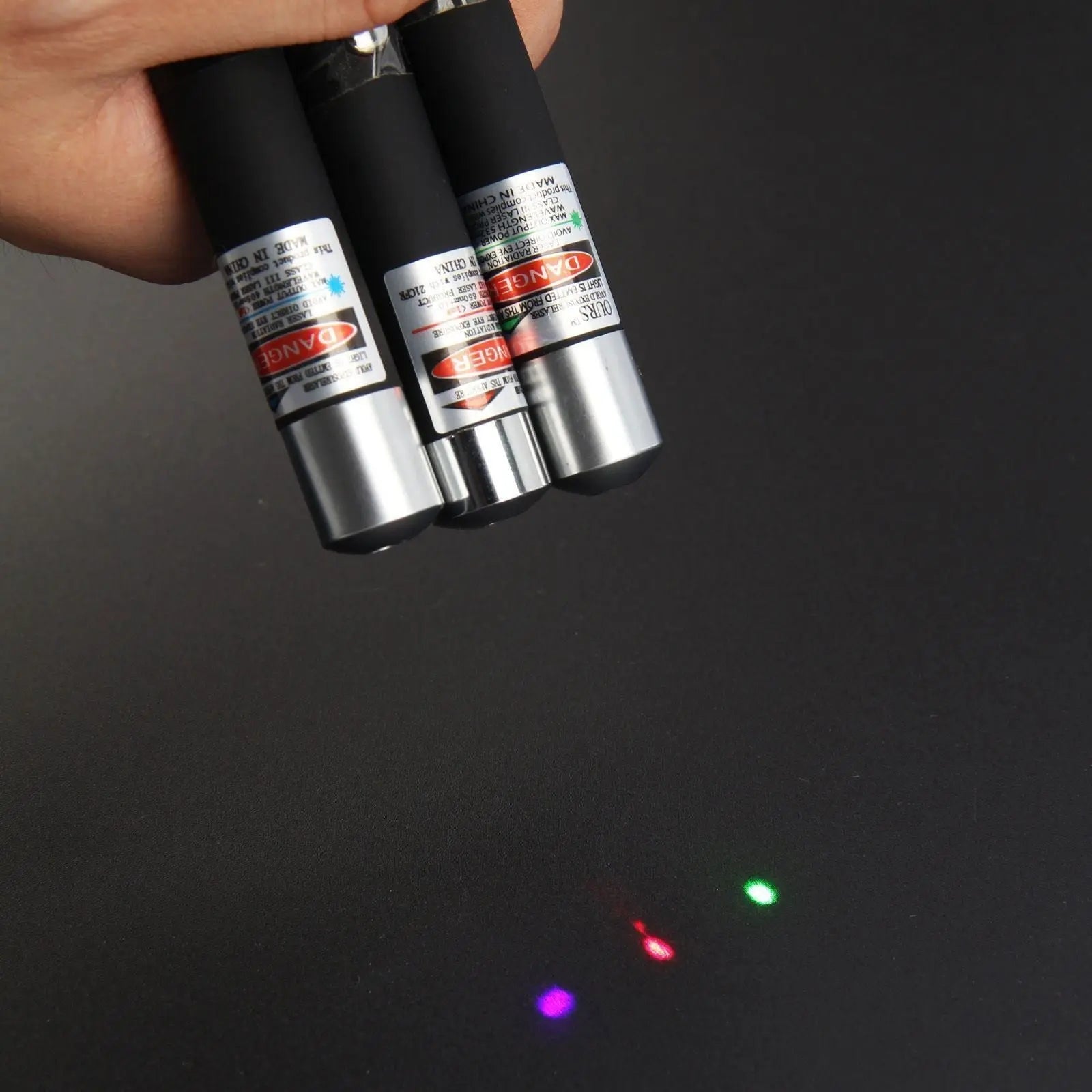 3PCS Set RGB Color Laser Pointer Pen Office Tools for Business Presentation - AllTech