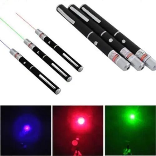 3PCS Set RGB Color Laser Pointer Pen Office Tools for Business Presentation - AllTech