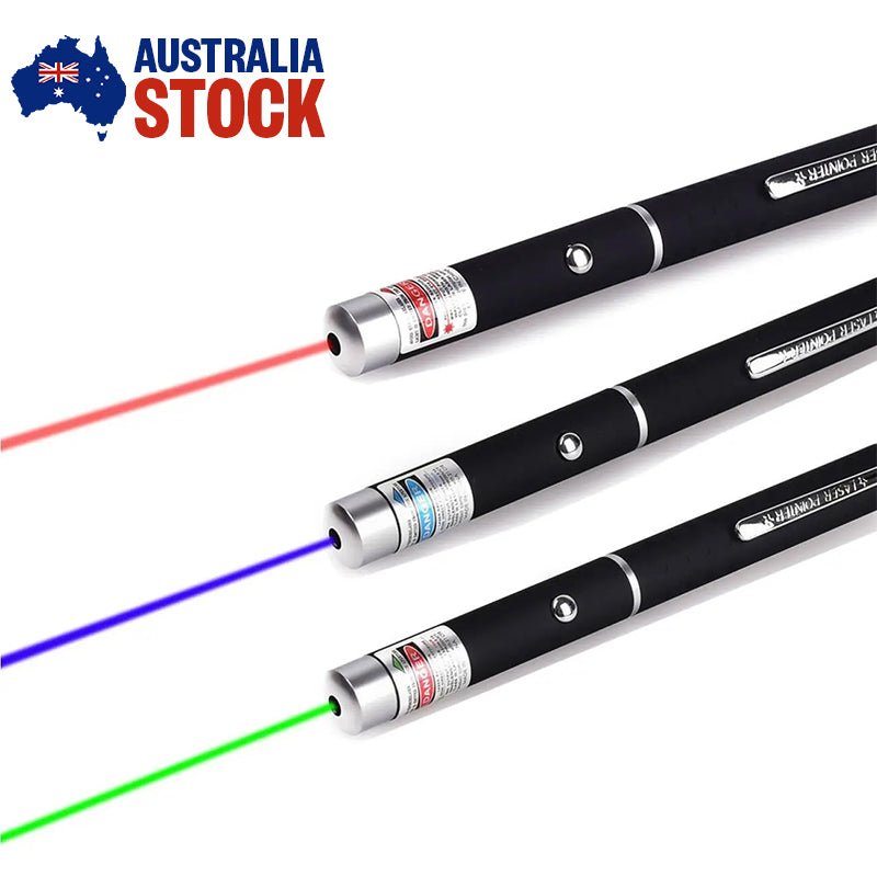 3PCS Set RGB Color Laser Pointer Pen Office Tools for Business Presentation - AllTech