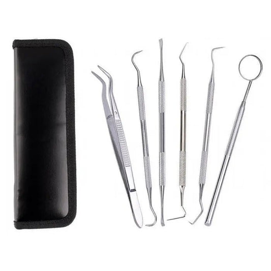 6pcs Dental Hygiene Kit Teeth Cleaning Hygiene Oral Care Tools - AllTech