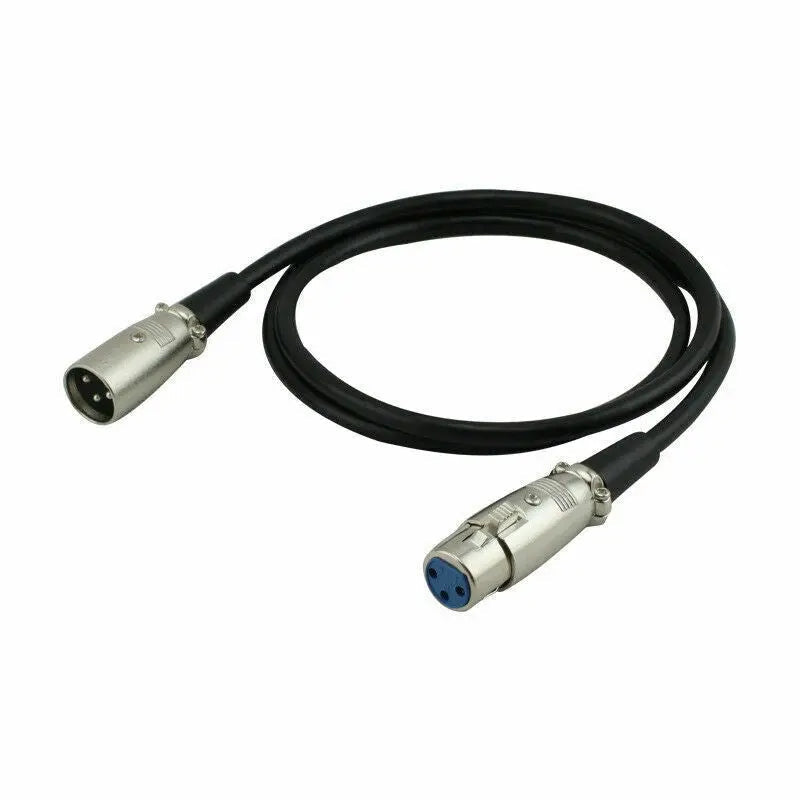 Microphone Cable Audio Cord XLR Patch Lead 3-Pin Male to Female Extension