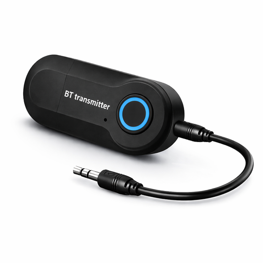 Bluetooth Transmitter Receiver 3.5mm AUX Adapter Wireless Audio for TV PC Car