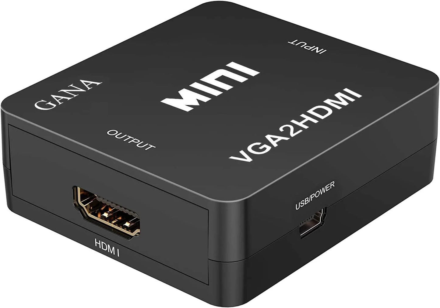 Mini VGA to HDMI Video Adapter Cable Converter Audio Full HD