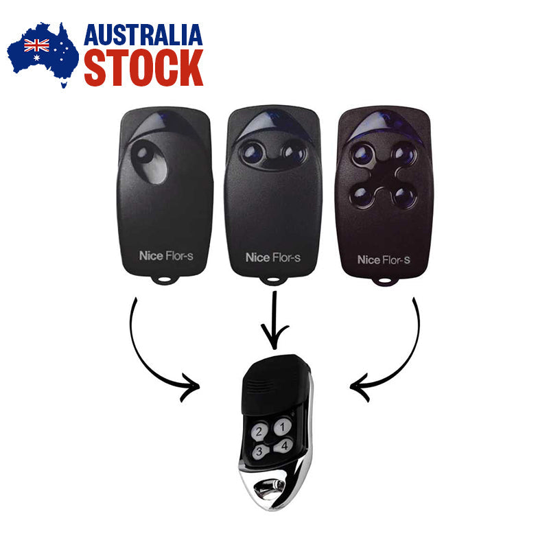 Nice Flor-S Garage Door Remote Control Replacement for 433mhz NICE FLO1R-S