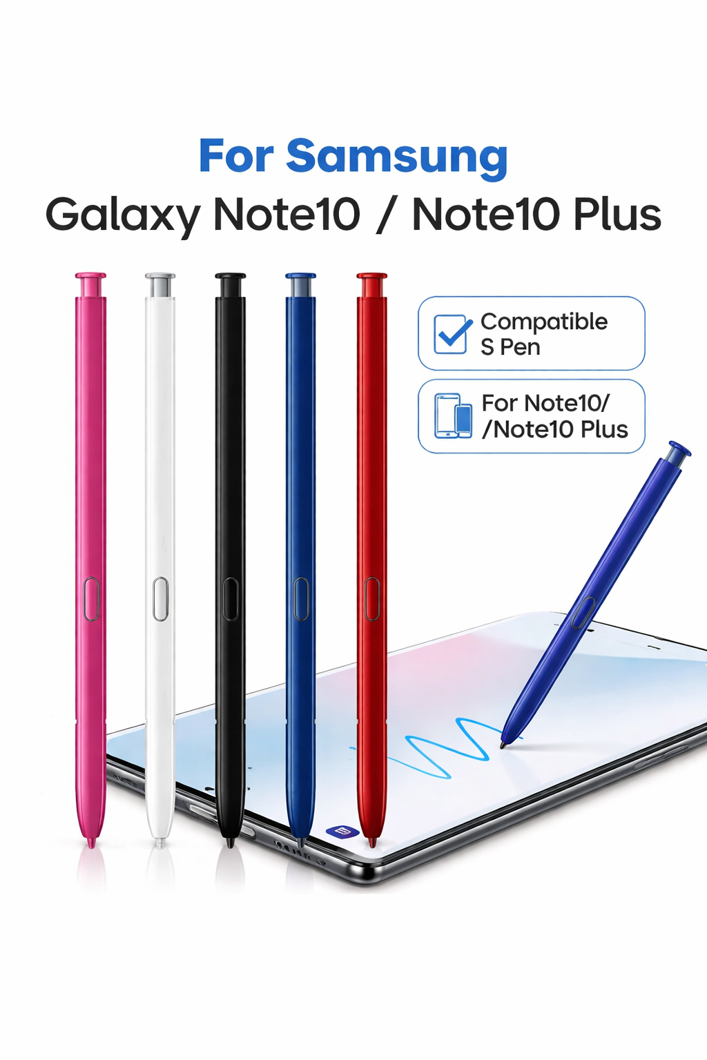 Compatible S Pen Stylus for Samsung Galaxy Note10 Note10 Plus Replacement Pen