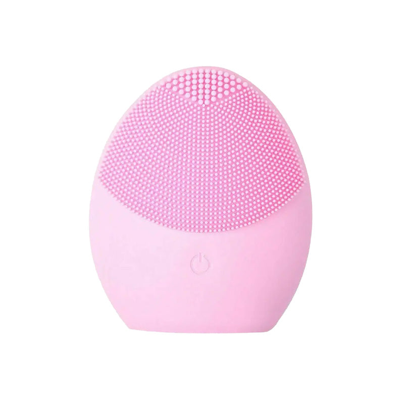 Silicone Facial Cleanse Brush Electric Ultrasonic Vibration Massage Pore Cleaner