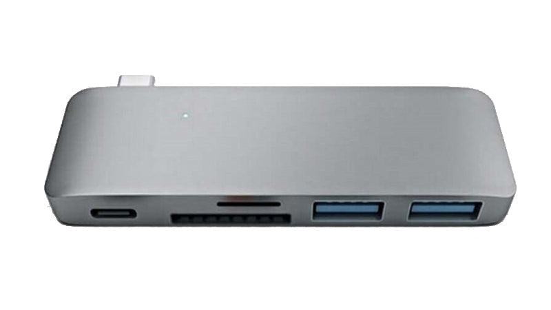 USB Type-C Pass Through USB 3.0 Hub 3-in-1 Combo Hub with Charging for MacBook