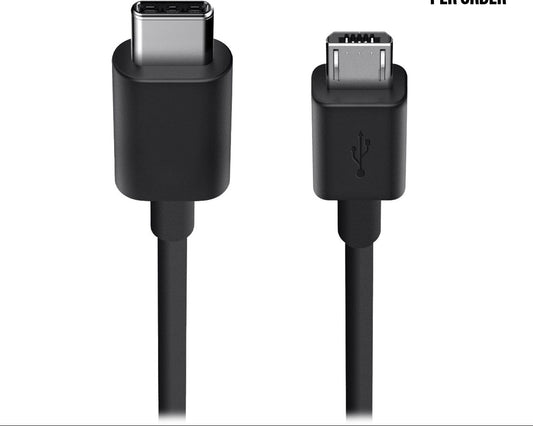 2pcs Type-C To Micro USB Male Data Sync OTG Charger Cable Cord Adapter