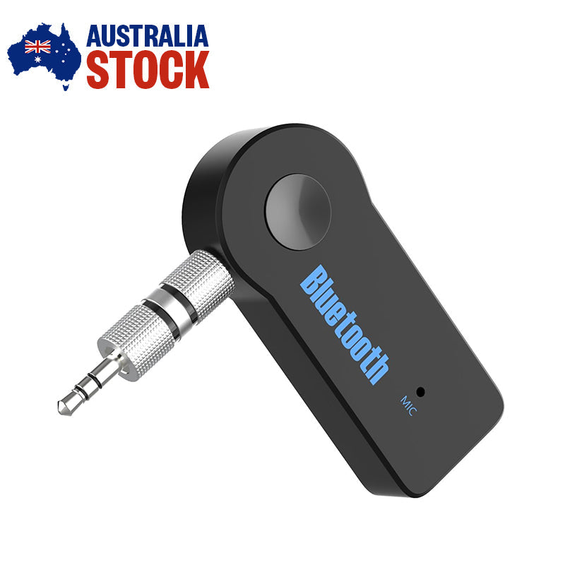 Bluetooth Audio Receiver Adapter 3.5mm AUX – Hands-Free Music & Calls for Car and Home