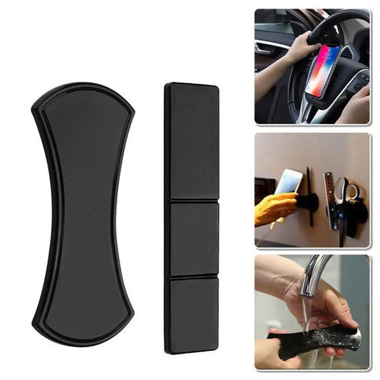 Antiskid Anti Slip Nano Car Gel Pad Phone Holder Stripe And Bone Stickers - AllTech