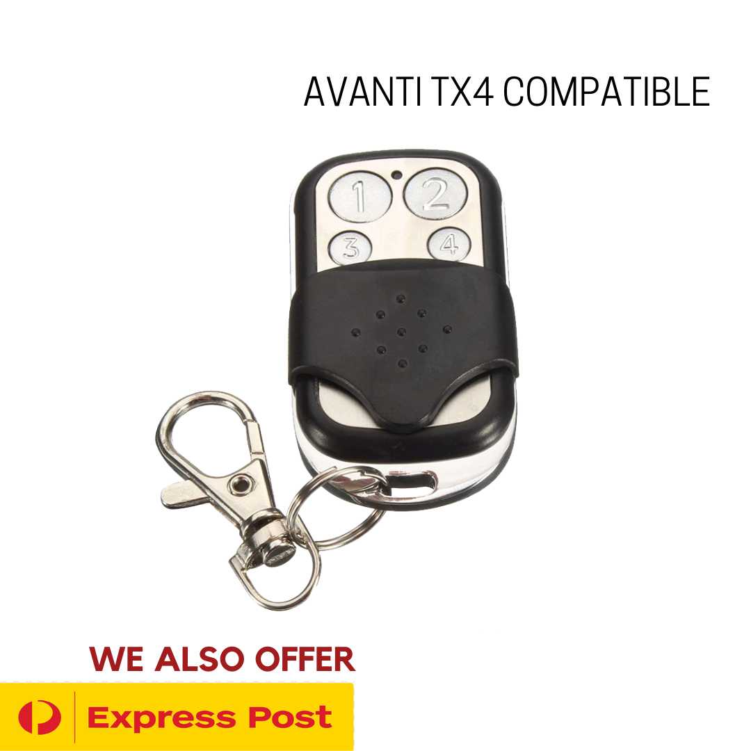 Avanti TX4 Superlift Remote Garage Door Compatible Replacement Remote - AllTech