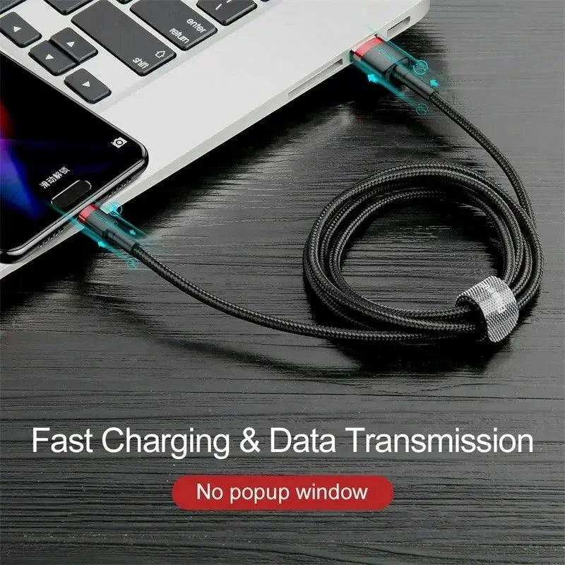 Baseus USB A to USB C Type C 3A Fast Charging Data Charger Cable - AllTech