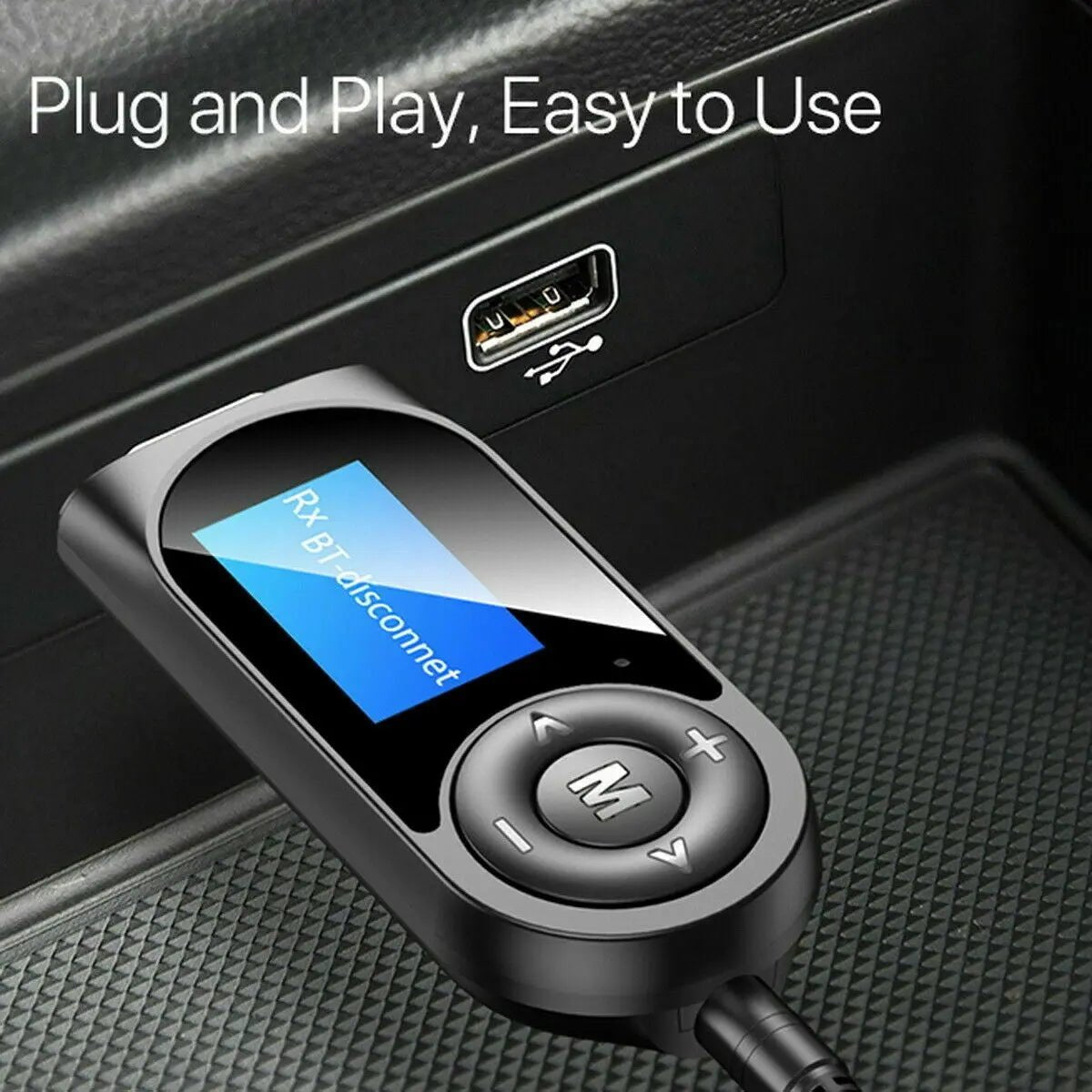 Bluetooth 5.0 Transmitter Receiver USB Audio Adapter AUX 3.5mm TV CAR PC Speaker - AllTech