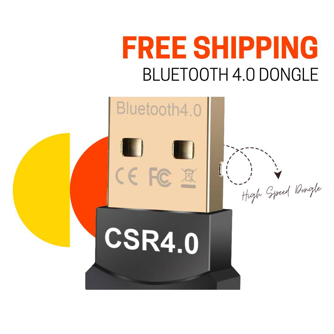 Bluetooth CSR 4.0 USB Dongle Driver Data Transfer Compatible with Win 7 8 10 - AllTech