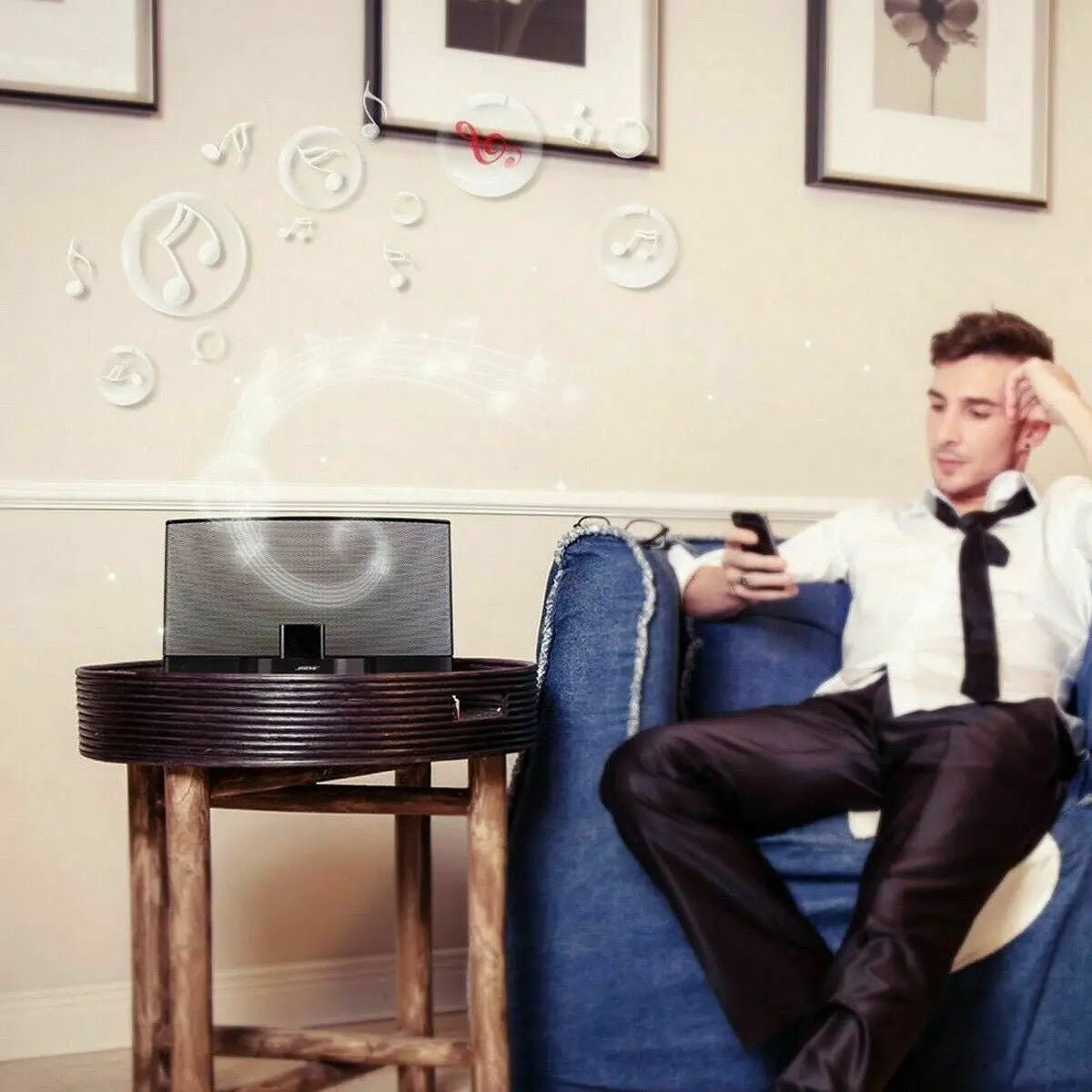 Bluetooth Music Audio Adapter Receiver 4.1 30 - Pin Dock Speaker for iPod iPhone - AllTech