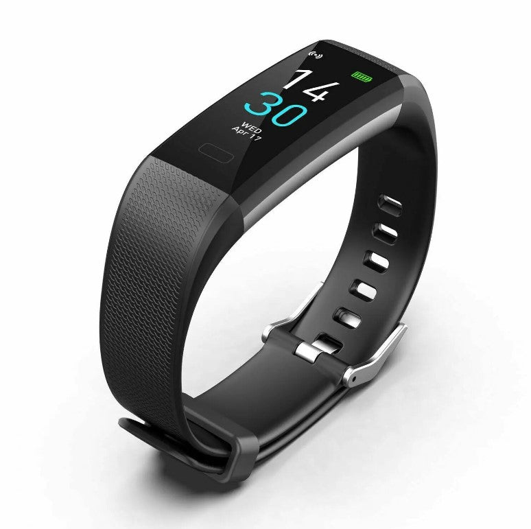 Bluetooth Smart Watch Style Heart Rate Monitor Sports Bracelet Pedometer Tracker - AllTech