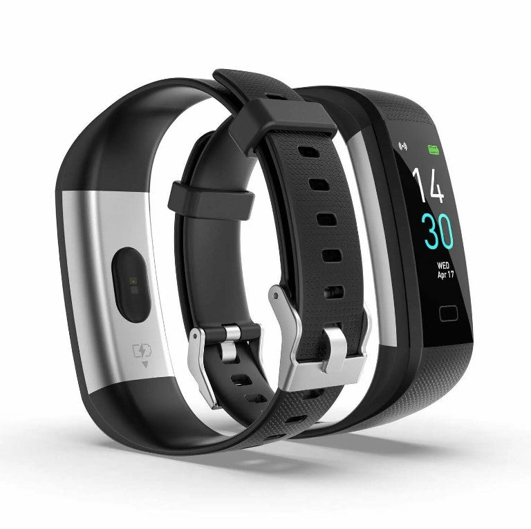 Bluetooth Smart Watch Style Heart Rate Monitor Sports Bracelet Pedometer Tracker - AllTech