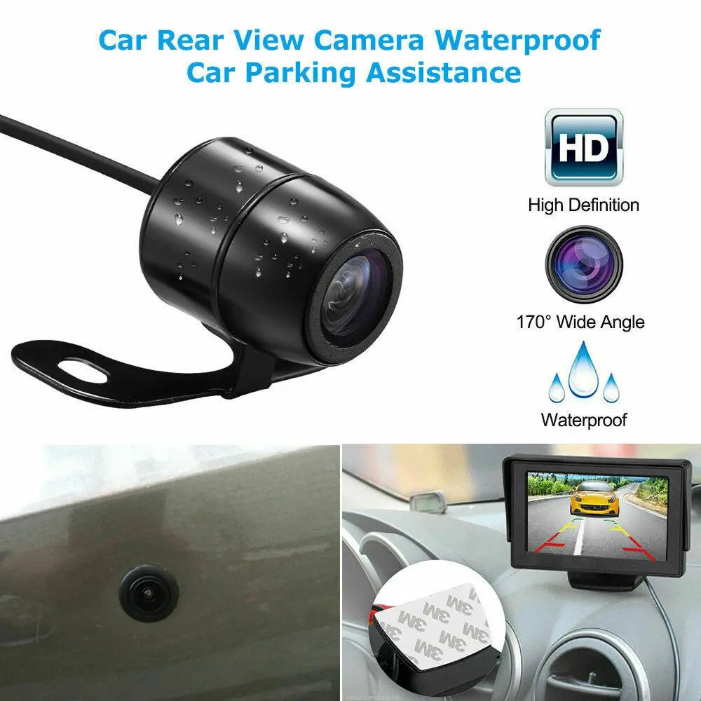 Car Rear View Kit with 4.3" TFT LCD Monitor IR Night Vision Reversing Camera - AllTech
