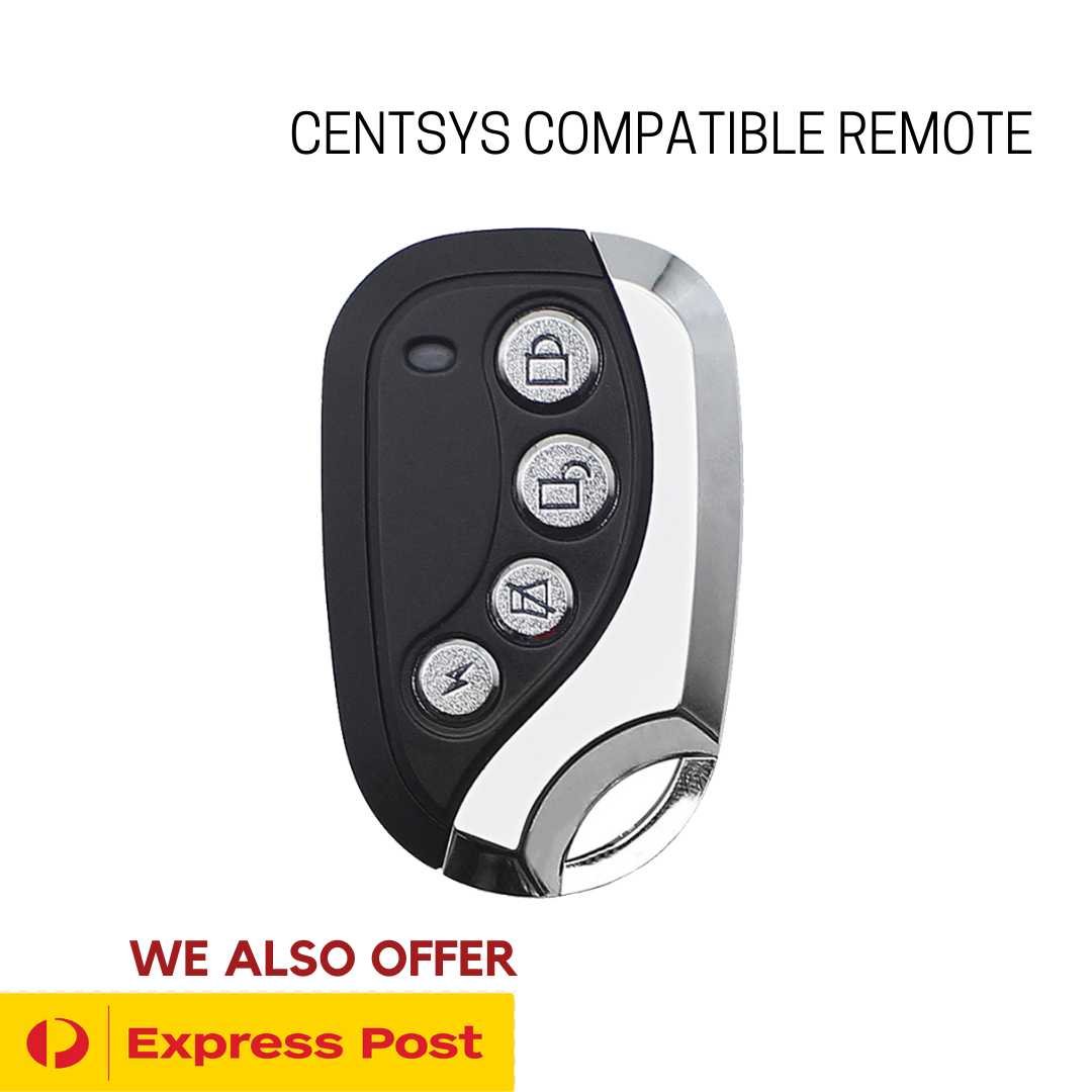 Centsys Centurion NOVA Blue Gate Garage Door Replacement Remote Control - AllTech
