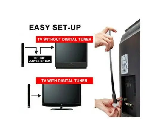 Clear TV Key Digital Indoor Antenna Receiver Ditch Cable Satellite HDTV Free TV - AllTech