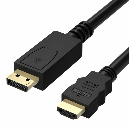 DisplayPort DP to HDMI Cable Male to Male Full HD High Speed - AllTech