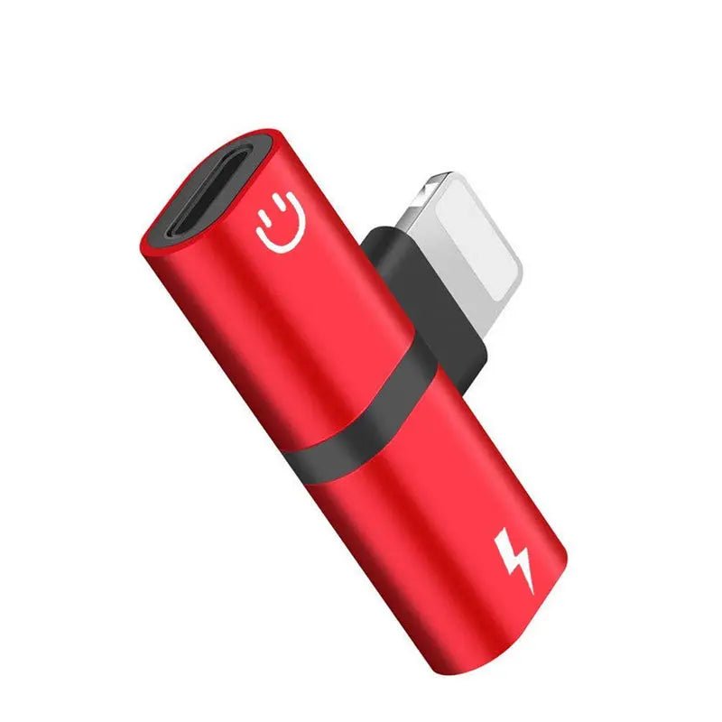 Dual Aux Audio Charge Adapter Converter Splitter iPhone 7 8 X & iOS 11 or Later - AllTech